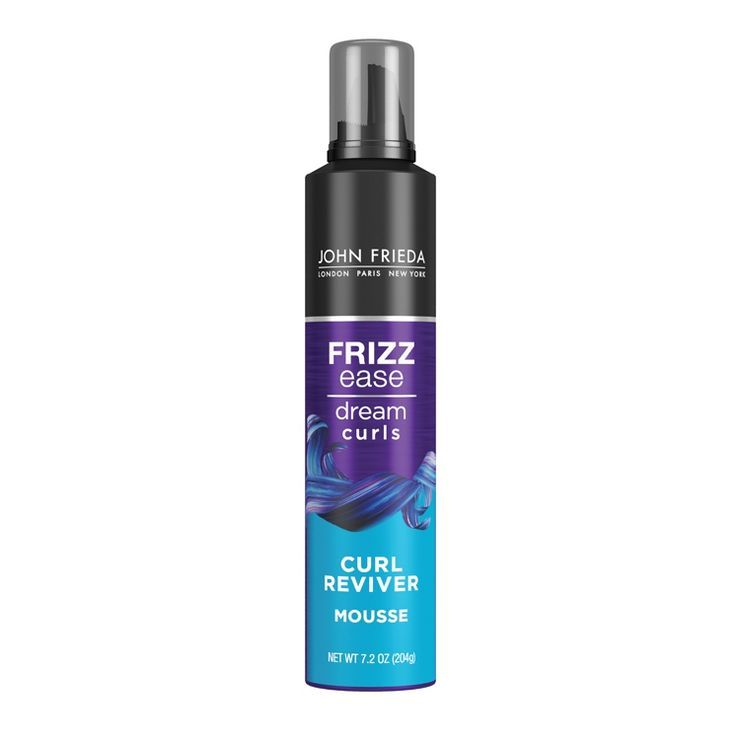 John Frieda Frizz Ease Dream Curls Curl Reviver Mousse, Enhances Curls, Flexible Hold, Frizzy Hai... | Target