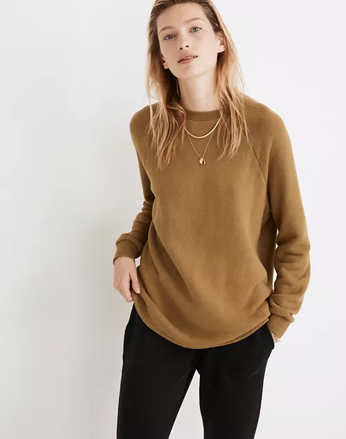 MWL Airyterry Overdyed Oversized Sweatshirt | Madewell
