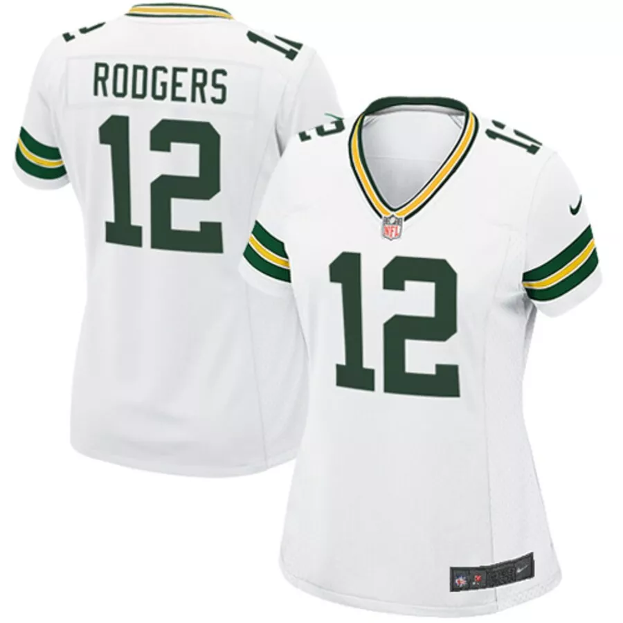 Girls Youth Green Bay Packers Aaron Rodgers Pink Bubble Gum Jersey