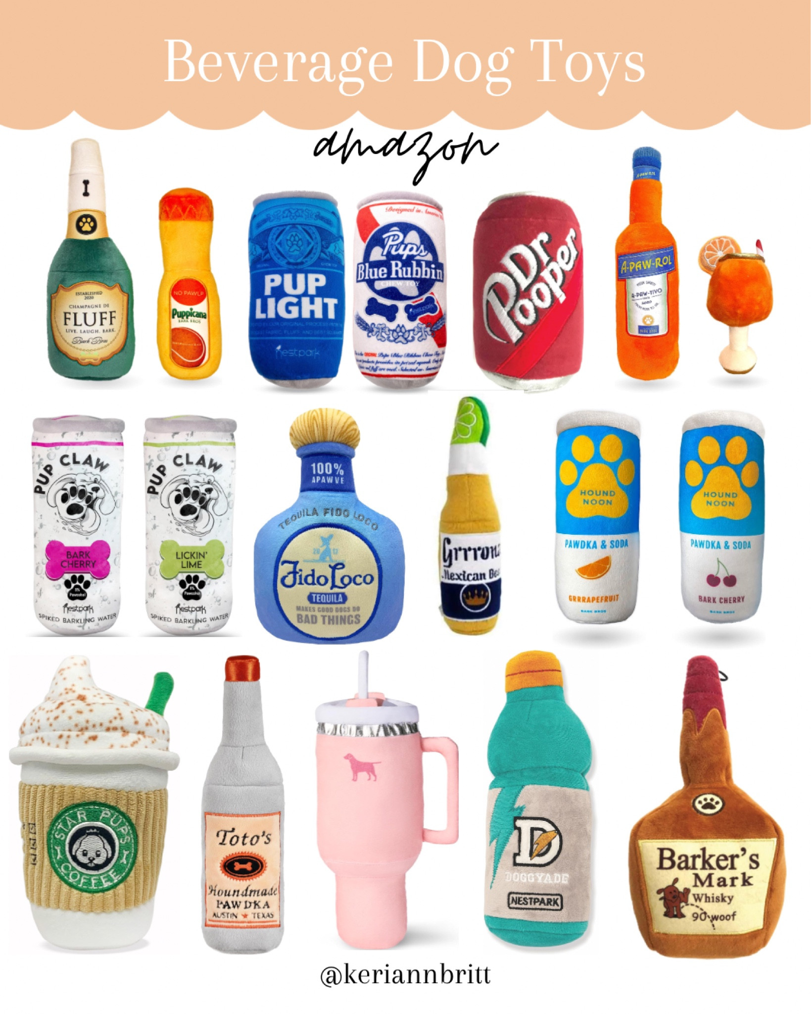 Funny Beverage Themed Dog Toys

Amazon pet / drink toys / plush dog toys / dog squeaker toy / gifts for dogs / funny gifts for puppies / dog owner 

#LTKHome #LTKFamily