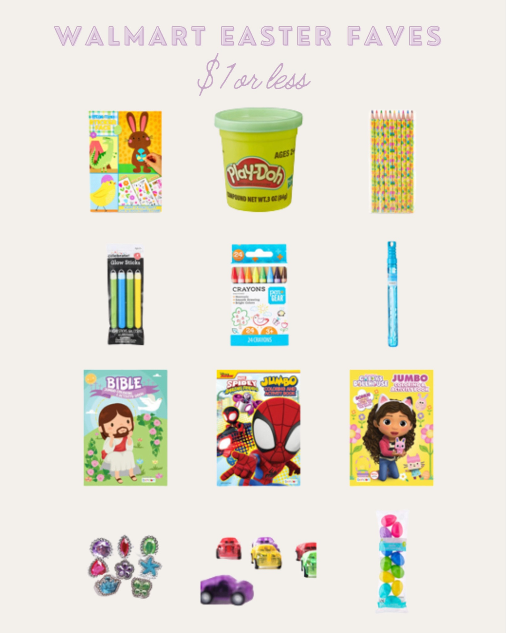 Looking for Easter basket fillers that won’t break the bank? Check out my favorite Easter basket fillers for a dollar or less at Walmart! 

#LTKkids #LTKGiftGuide #LTKSeasonal