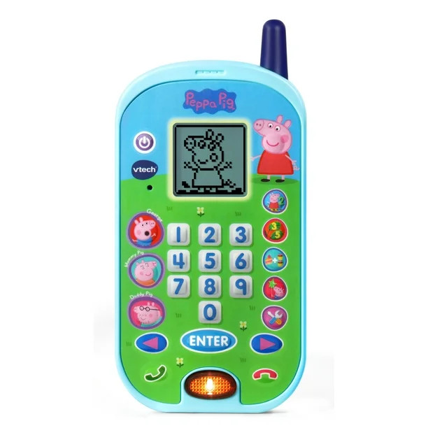 VTech Peppa Pig Let's Chat Learning Phone, Pretend Play Toy For Kids - Walmart.com | Walmart (US)