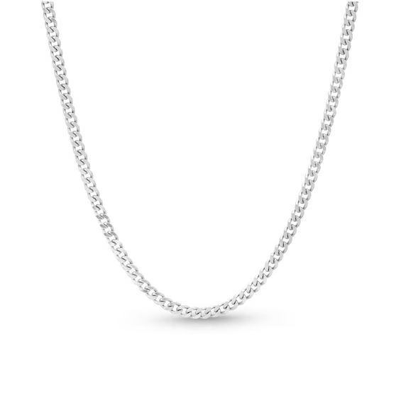 Solid Curb Chain Necklace Sterling Silver 20" | Kay Jewelers