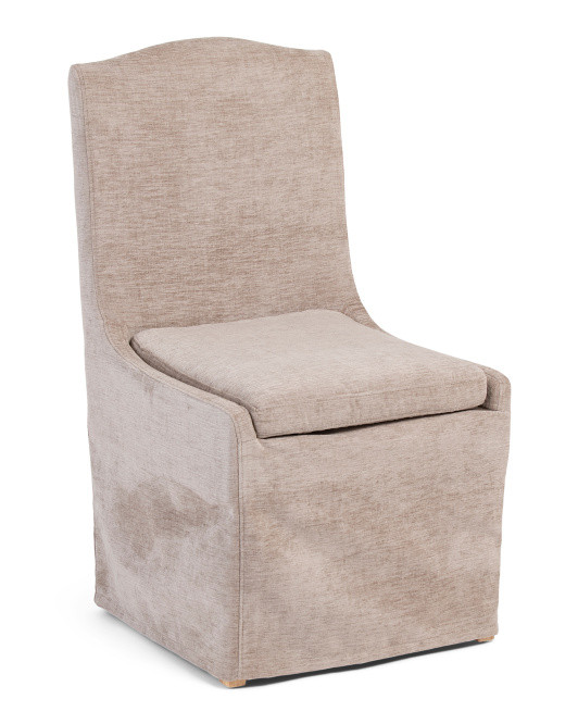 Arch Back Slipcover Dining Chair | TJ Maxx