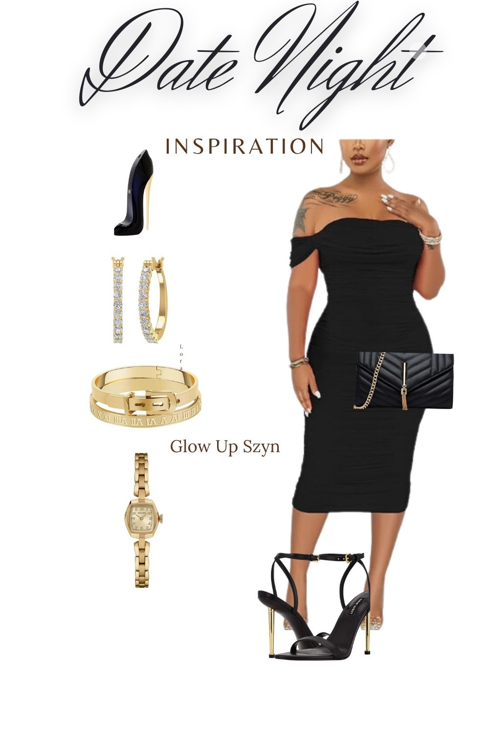 The truth is… confidence isn’t something you find, it’s something you wear. 

This all-black, gold-accented look is giving:

🖤 Mystery + elegance (the little black dress effect)

💎 Luxe energy (without the designer price tag)

🔥 “All eyes on me” vibe — because that’s exactly what happens when you walk in wearing this

Why spend $$$ when you can glow up for less? Tap to shop the full date night inspo + budget-friendly dupes 🔗

#GlowUpSzyn #DateNightOutfit #BougieOnABudget #LTKfashion

#LTKParties #LTKOver40 #LTKStyleTip