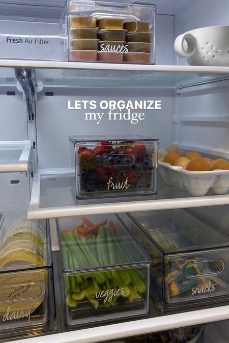 my fridge organization🥑🍓🍋👏🏻