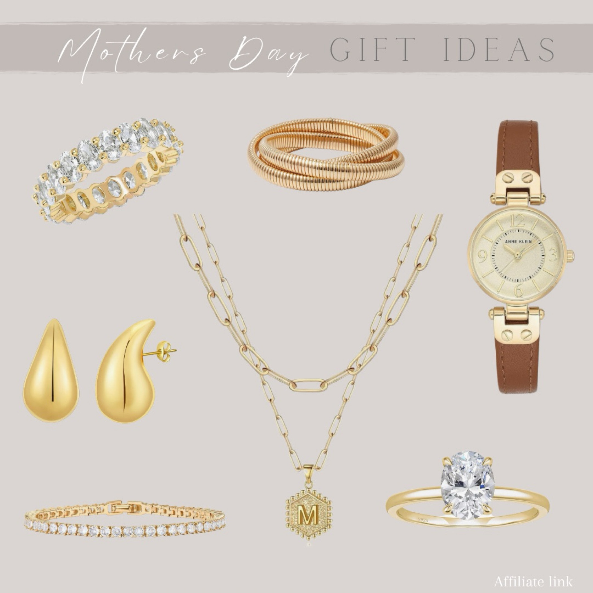 Mother’s Day Gift Guide 




Bracket, gold jewelry, earrings, necklace, women’s watch, ring, layered necklace, tennis bracelet 


#amazon #momsday #mothersday 

#LTKGiftGuide