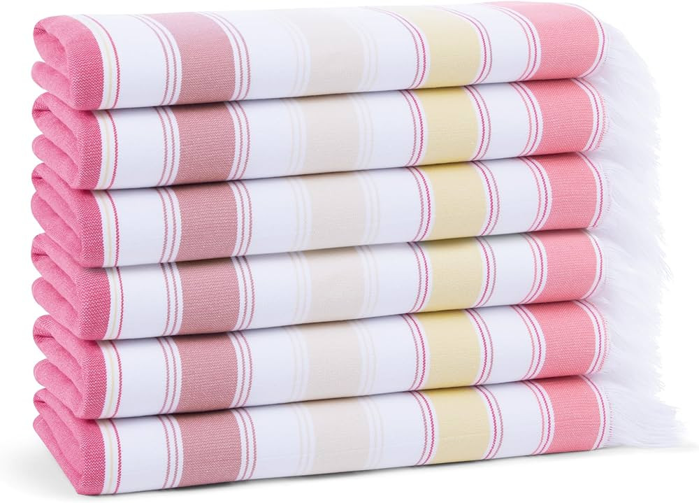 Arkwright Sandfree Turkish Beach Towel - (Pack of 6) 100% Cotton, Sand Resistant Oversized Pool T... | Amazon (US)