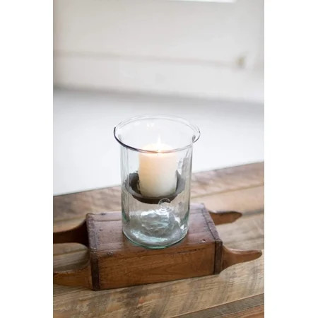 HTYSUPPLY CV1022 Mini Glass Candle Cylinders W Insert Clear | Walmart (US)