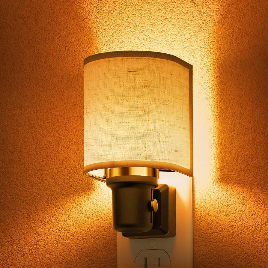 L LOHAS LED Amber Night Lights Plug into Wall, Plug in Night Light Dimmable, Farmhouse Decorative... | Amazon (US)