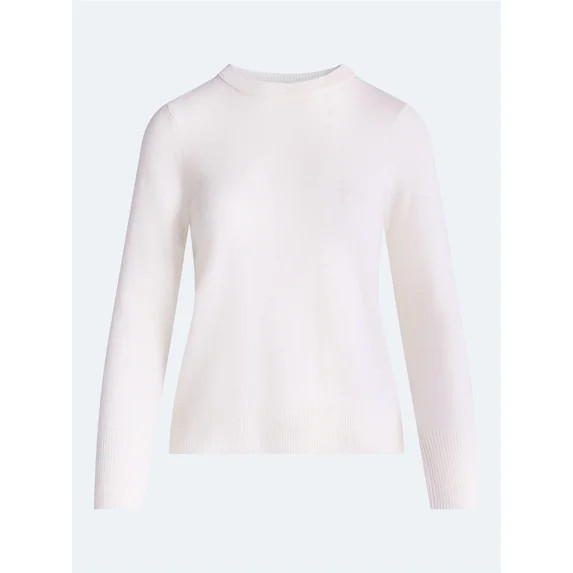 Free Assembly Women's and Women's Plus Cashmere Sweater with Long Sleeves, Sizes XS-4X | Walmart (US)