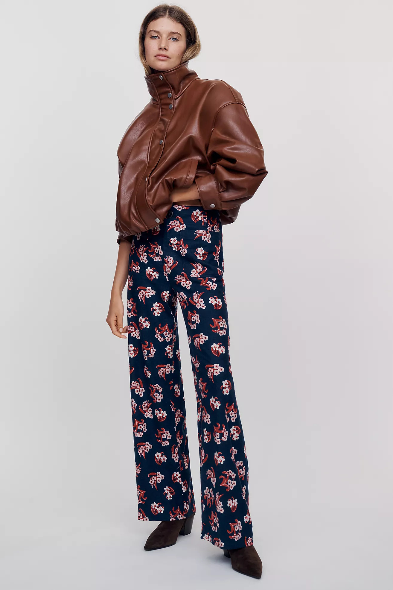Maeve Colette High-Rise Full-Length Pants by Sarah Cliff | Anthropologie (US)