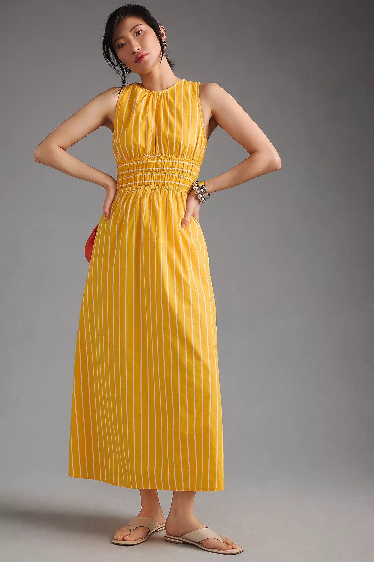 Faithfull Sleeveless Striped Dress | Anthropologie (US)
