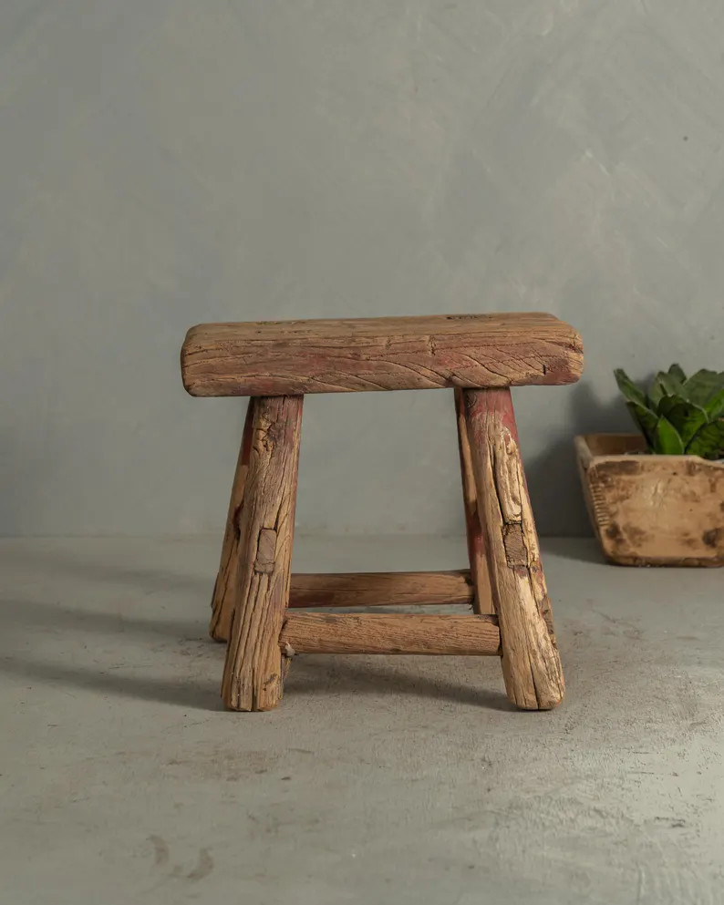 Vintage Elm Small Stool or Step Stool T4 (free Shipping) - Etsy | Etsy (Global)