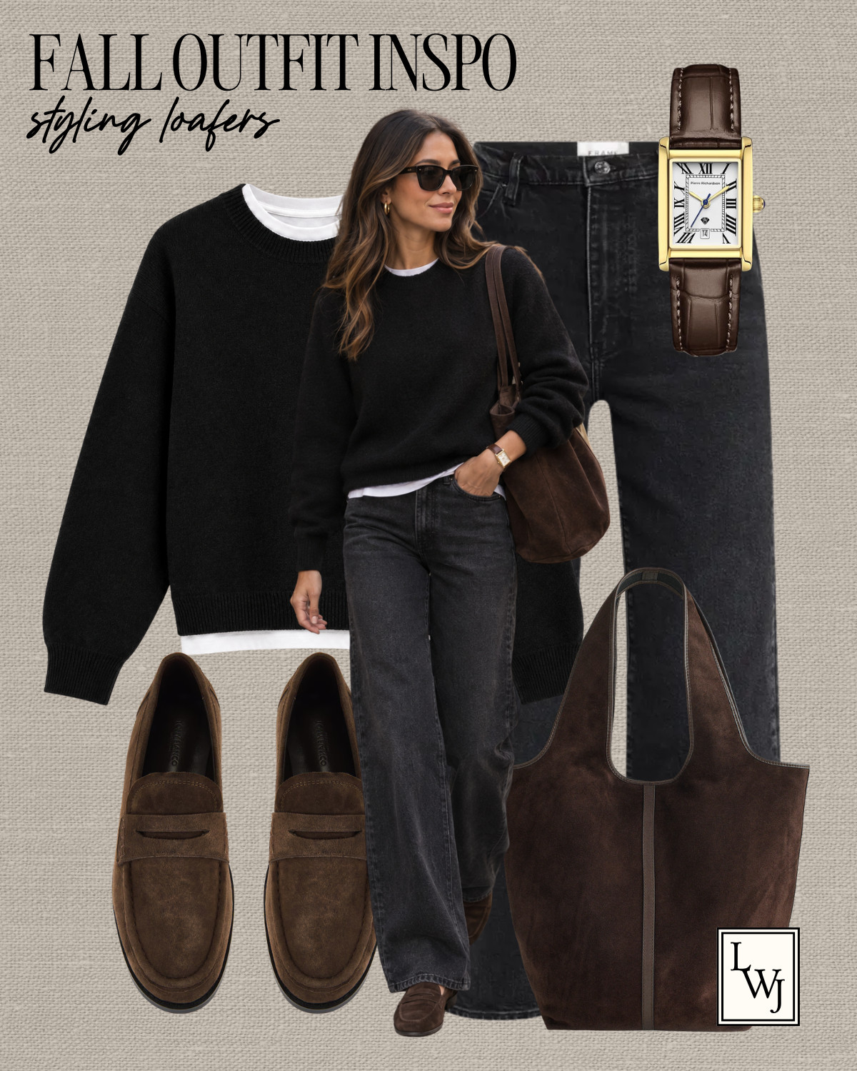 fall outfit inspo styling loafers 

fall outfits / fall style / chocolate brown loafers / simple and polished / fall capsule outfits  

 #LTKootd #LTKSeasonal