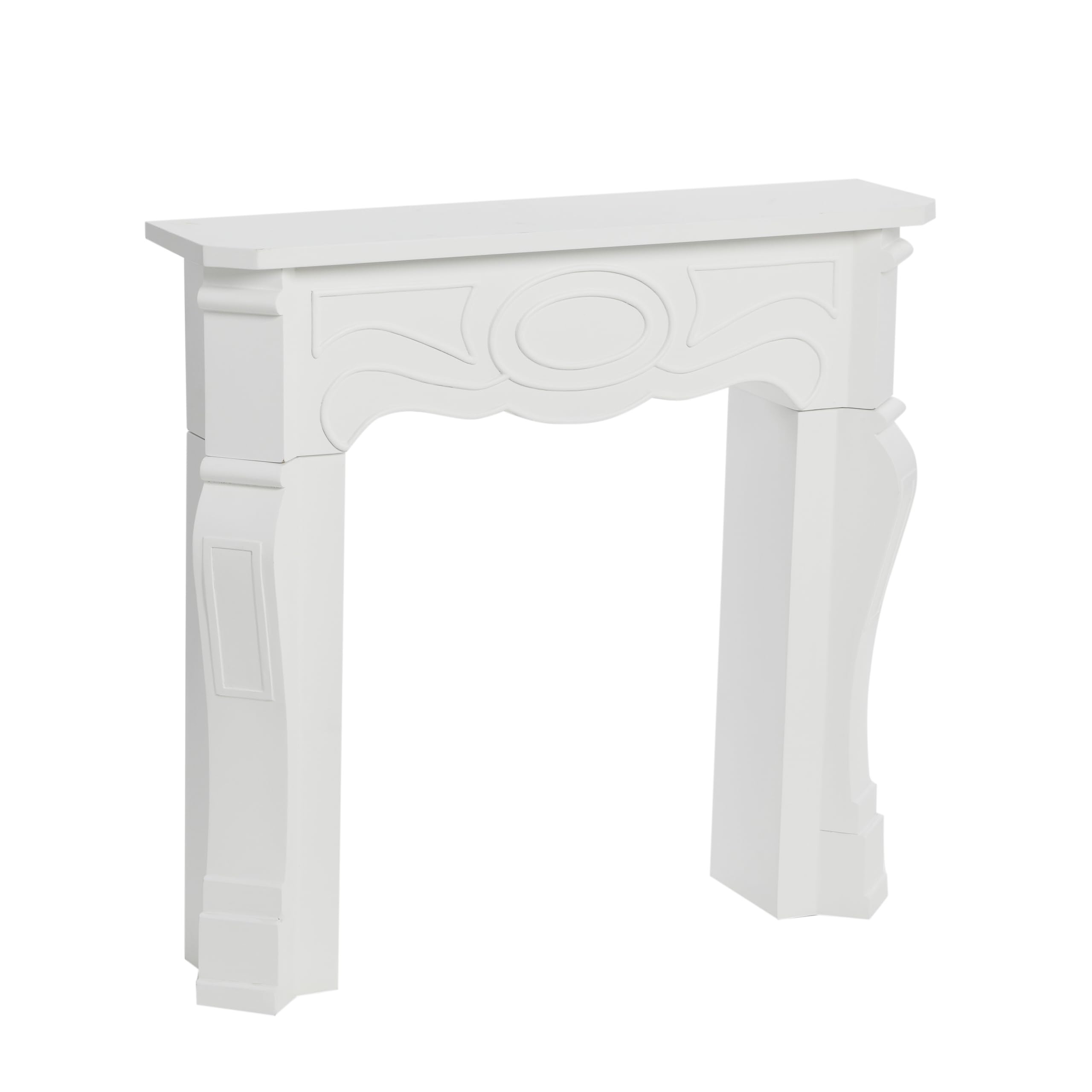Creative Co-Op Victorian Fireplace Mantel, White | Amazon (US)