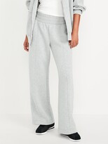 Old Navy High-Waisted Bounce Fleece Wide-Leg Pants | Old Navy (US)