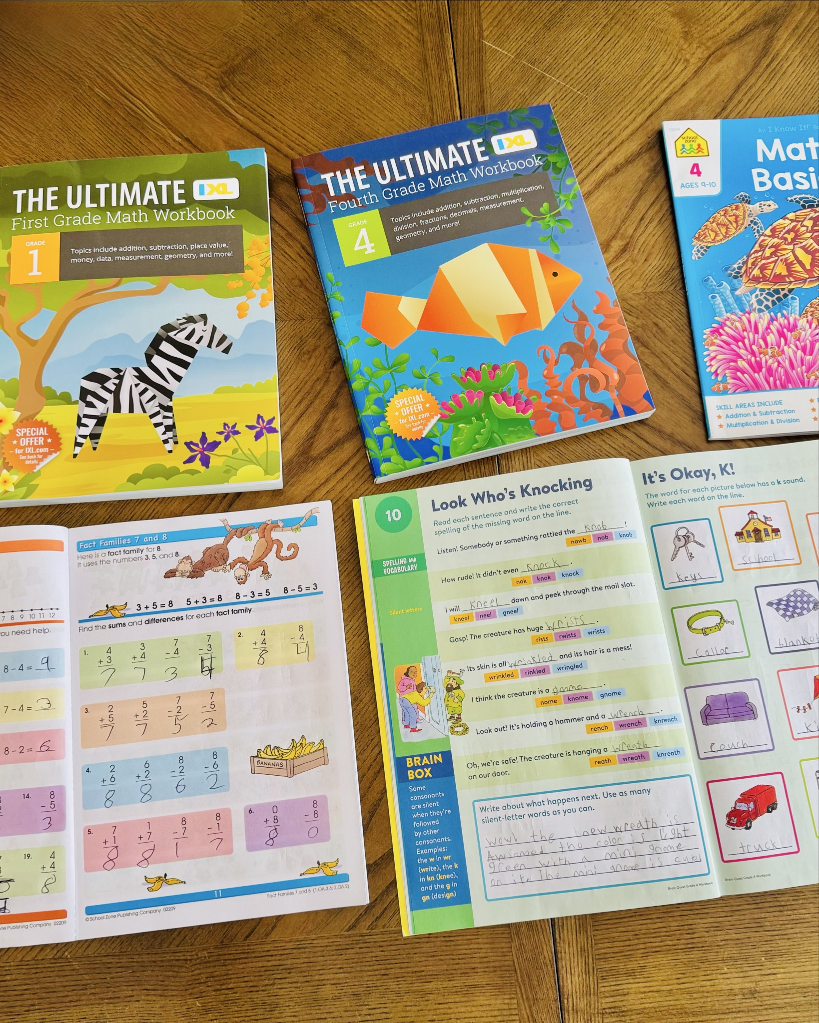 Call me the summer school principal 😂 but my kids are doing 1 hour of workbook time every weekday—no ifs, ands, or “but I’m on vacation!”

It might sound harsh, but hear me out: my daughter struggled when new math concepts were introduced this year, and I want to make sure she heads back feeling confident and ready. These IXL workbooks have been a game changer—they align with what the schools use and help reinforce everything she’s learned (without me having to Google “what even is new math?!”).

And my son? Well, I definitely underestimated him—he’s breezing through his current book like it’s snack time 🍎😅 Looks like we’re leveling up to 2nd grade math real quick! Honestly though, it’s been such a great way to see where he’s at and where he might need a little support (cue my inner math nerd/former math major lighting up).

If your kiddo struggles with certain subjects—or you just want to keep those skills sharp—these books are SO good.
📚 Fun visuals
📚 Easy structure
📚 Just enough challenge to build confidence

Highly recommend for any mama wanting to give their kid a little academic edge (without the tears 😅).

#LTKKids #LTKFindsUnder50 #LTKHome