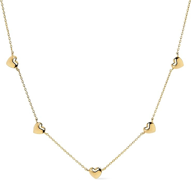 Ana Luisa Jewelry Gold Necklaces for Women and Girls - Trendy, Dainty Gold Chain Necklaces With F... | Amazon (US)