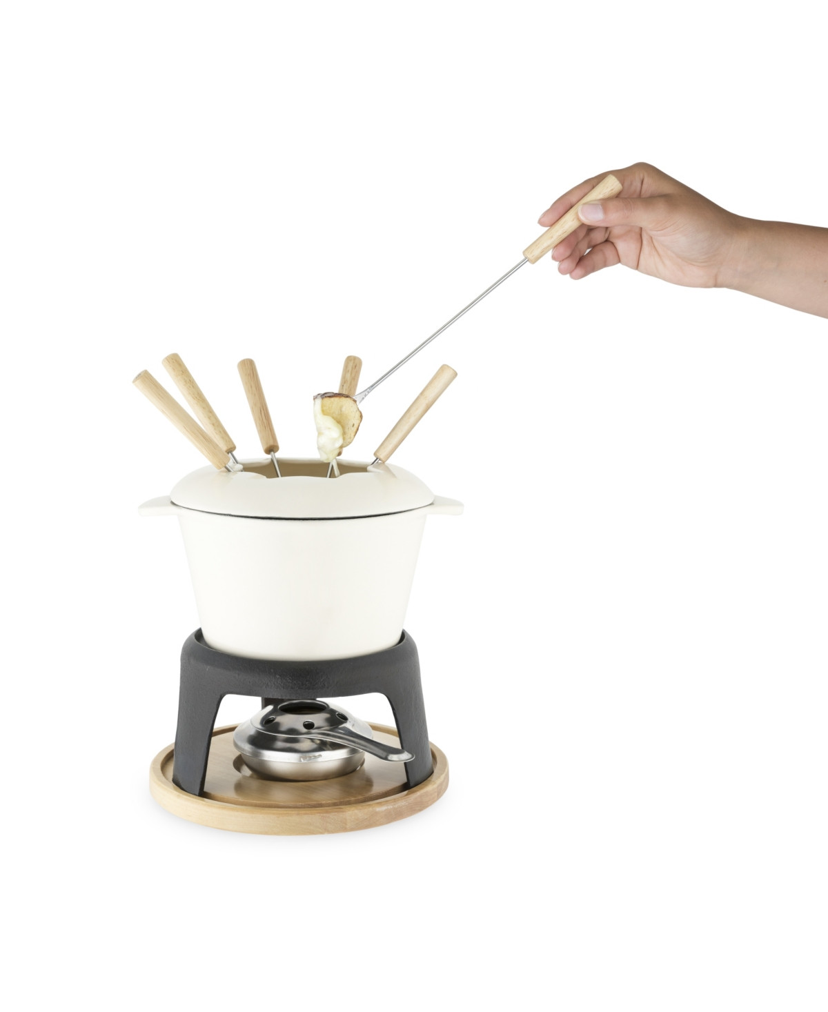 Twine Cast Iron Fondue Set - White | Macy's