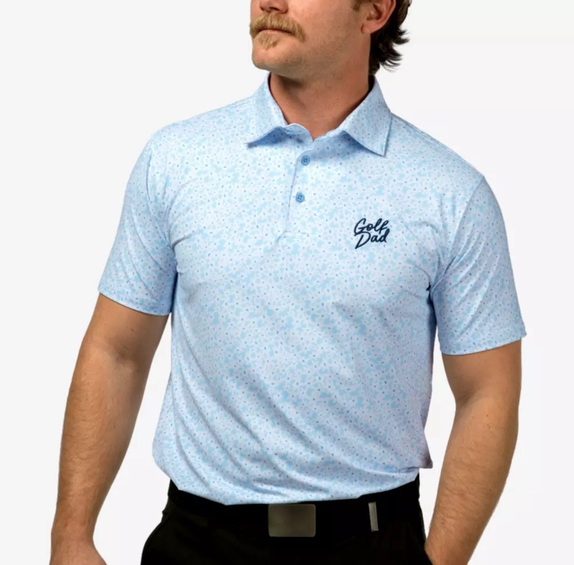 Golf dad polo 🩵 

#LTKMens #LTKActive #LTKSaleAlert