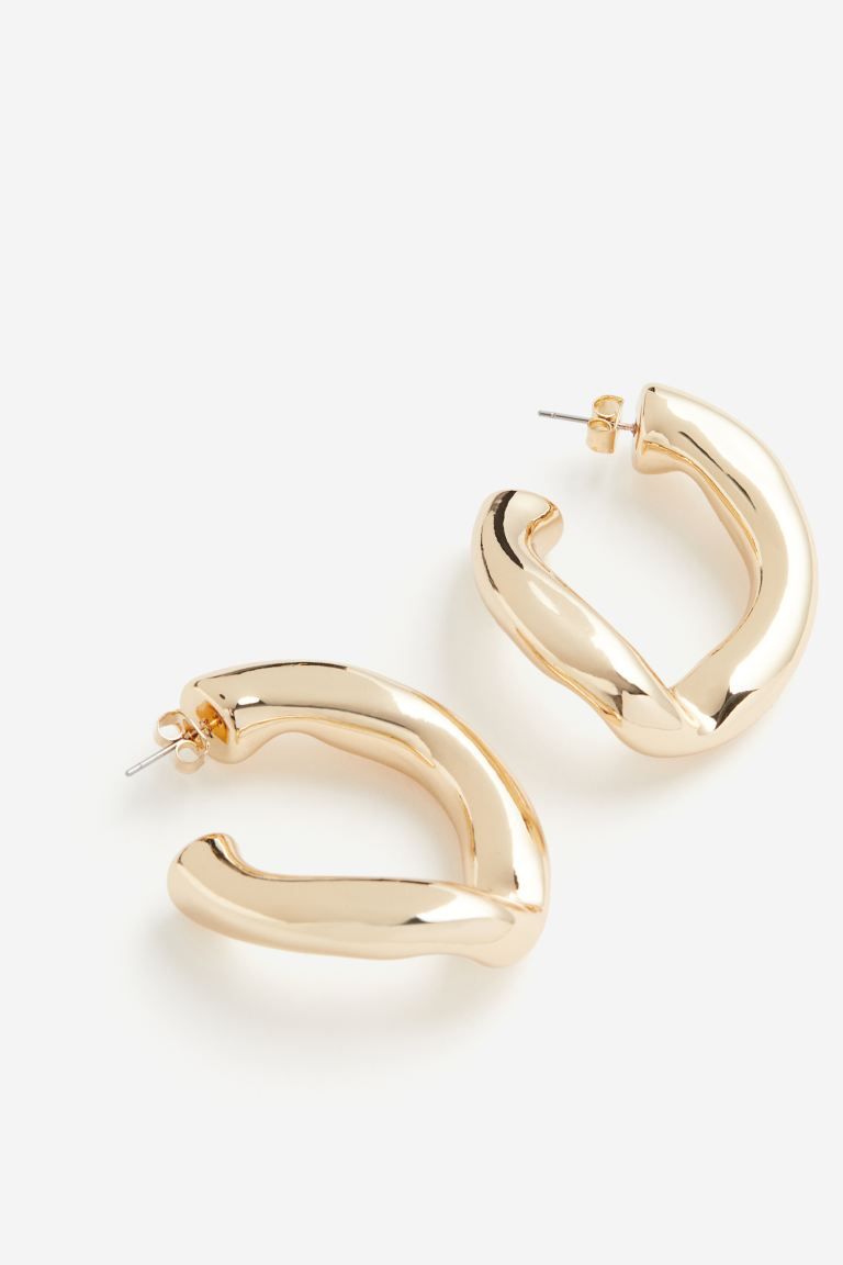 Twisted Hoop Earrings | H&M (US + CA)