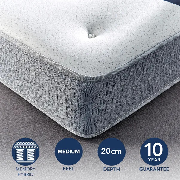 Fogarty Just Right Memory Foam Top Open Coil Mattress | Dunelm (migrated)