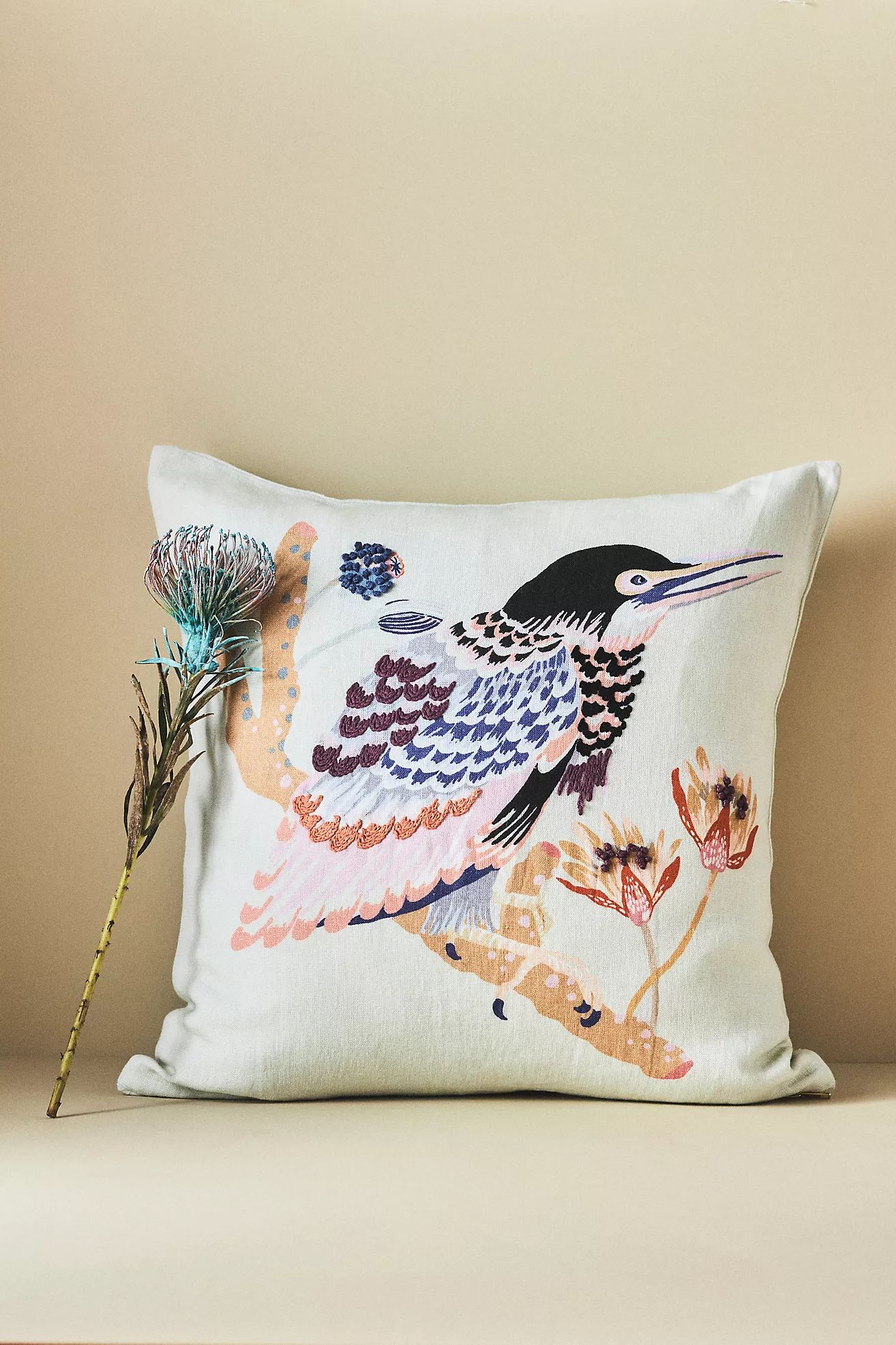 Sarah Gordon Embroidered Cushion | Anthropologie (UK)