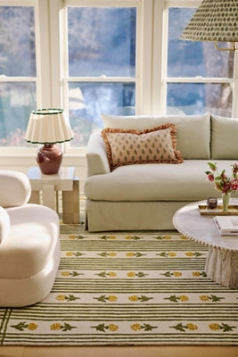 Tufted and Hooked Wool Floral Rug | Anthropologie (US)