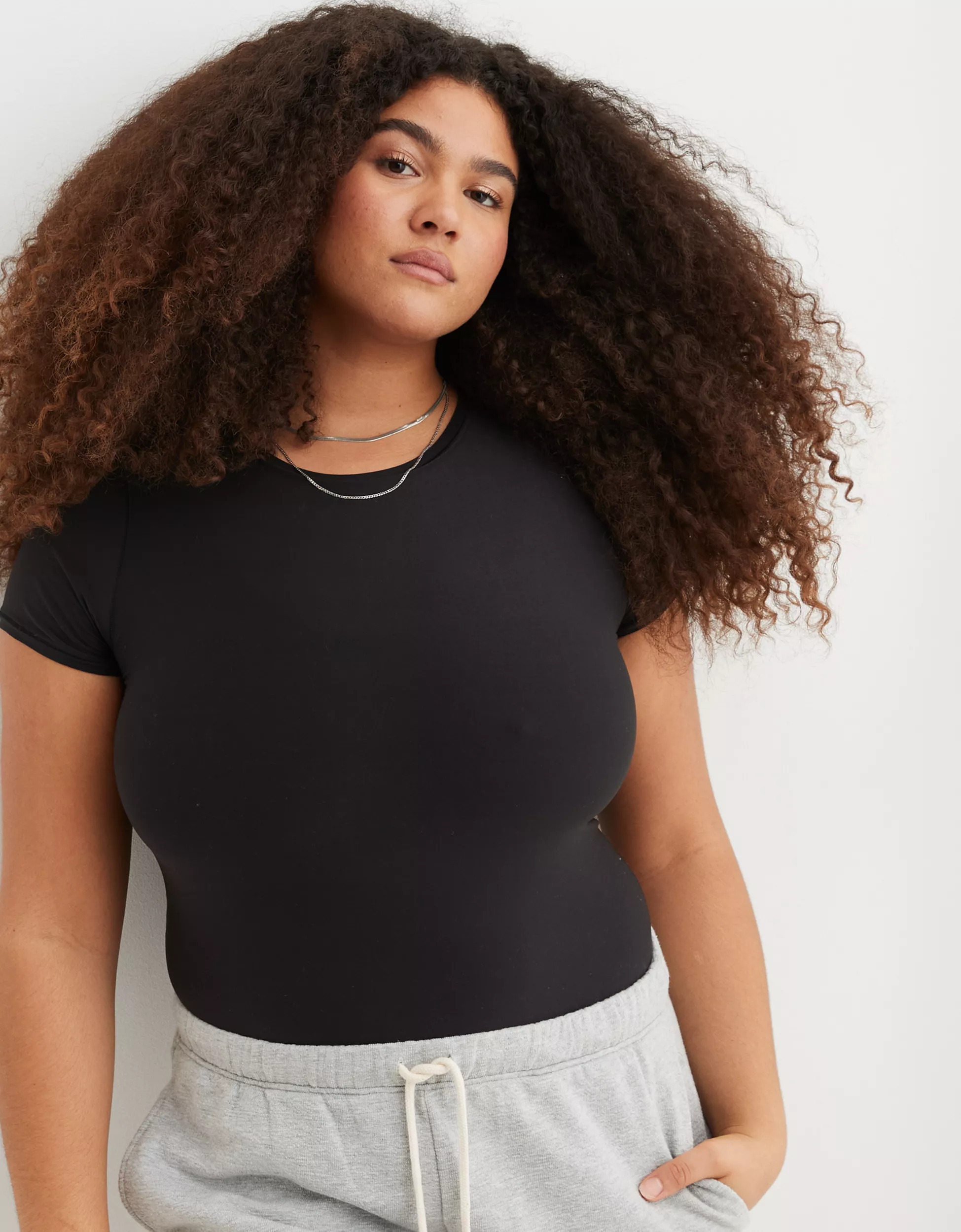 SMOOTHEZ Short Sleeve Bodysuit | Aerie