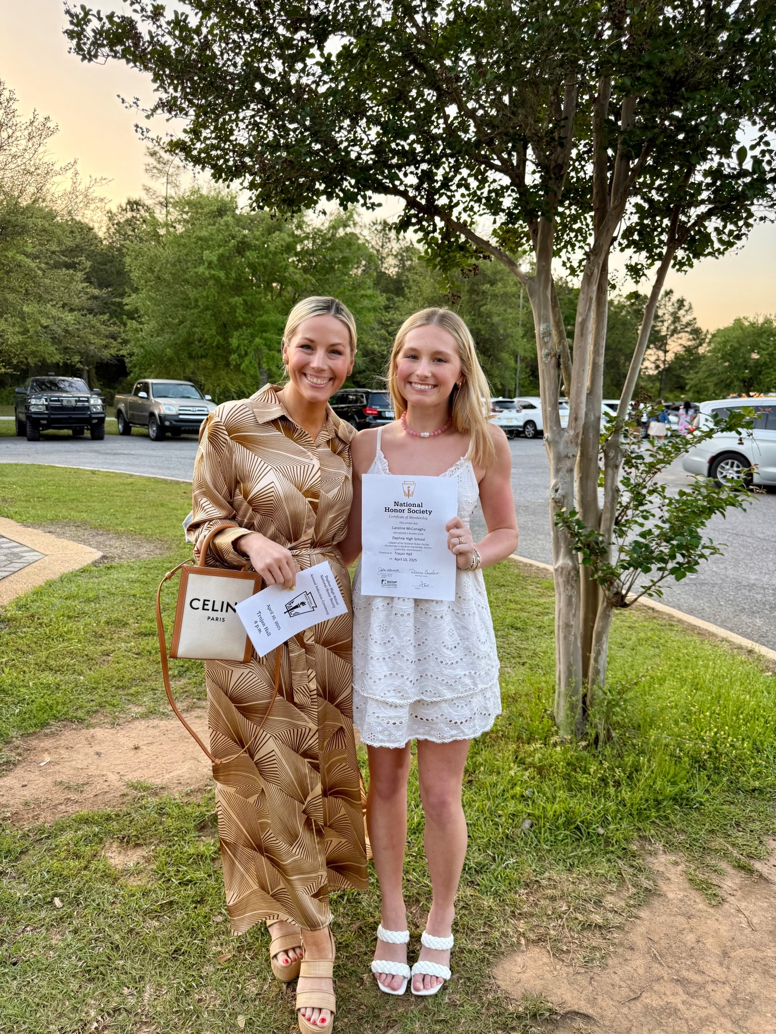 JCPenney dress! Wearing size small but could’ve done the XS! 
Can’t link Caroline’s unfortunately it’s rented from Nuuly 
Shoes are Avara if still in stock :) use code bobbi15 
Bag is borrowed from Vivrelle 

#LTKFindsUnder100 #LTKStyleTip #LTKFindsUnder50