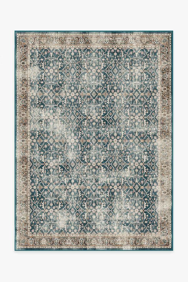 Celestine Teal Blue Rug | Ruggable