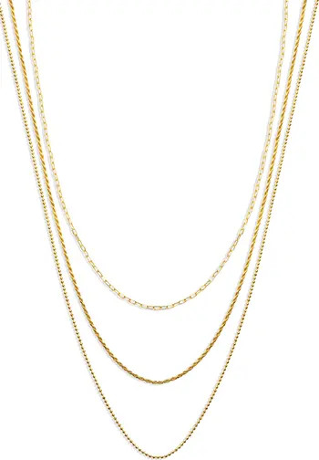 Triple Layer Chain Necklace | Nordstrom