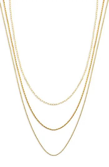Triple Layer Chain Necklace | Nordstrom
