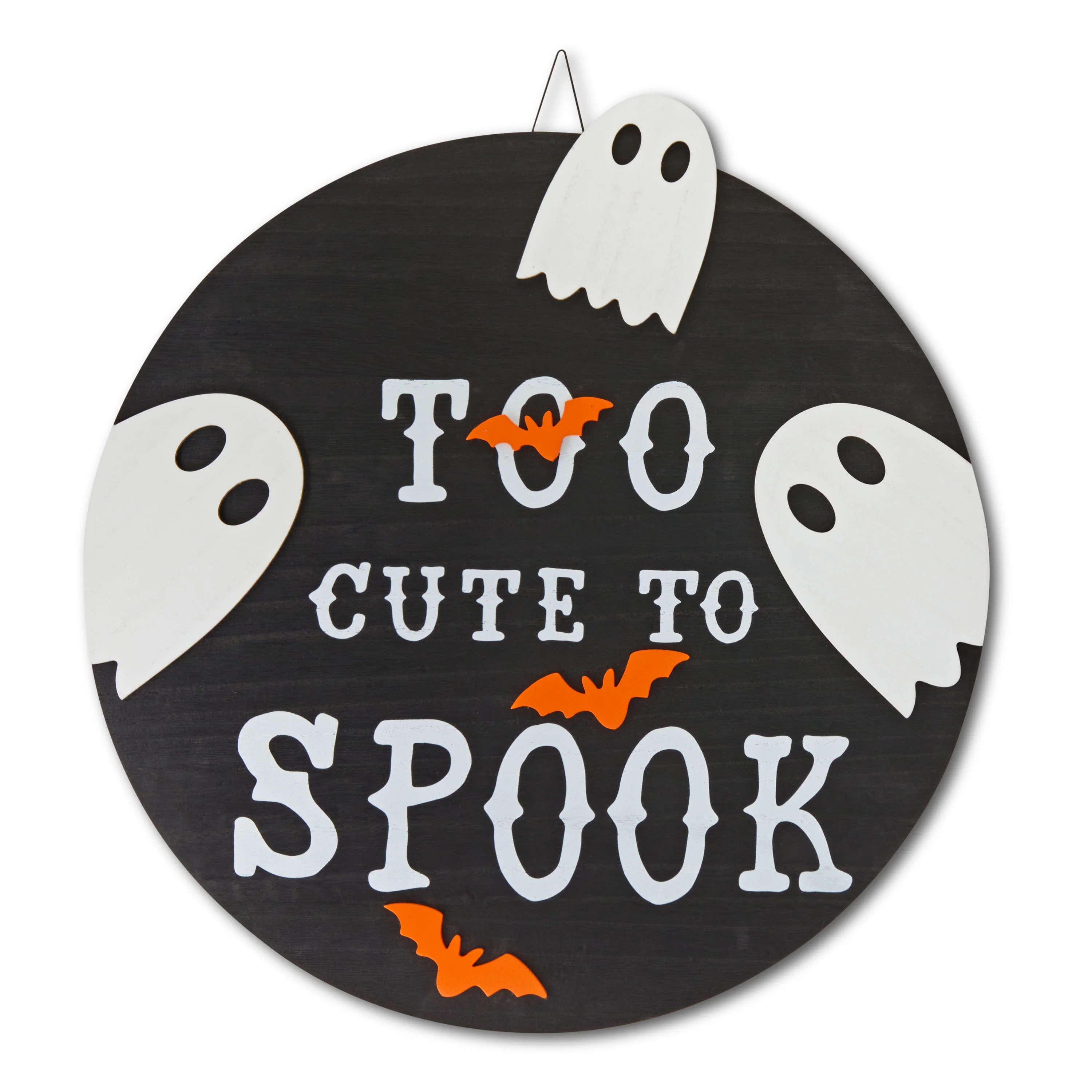 Halloween Too Cute Round Wall Decor Sign, 18.7 in H, by Way To Celebrate | Walmart (US)