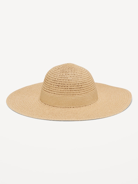 Wide-Brim Panama Sun Hat | Old Navy (US)