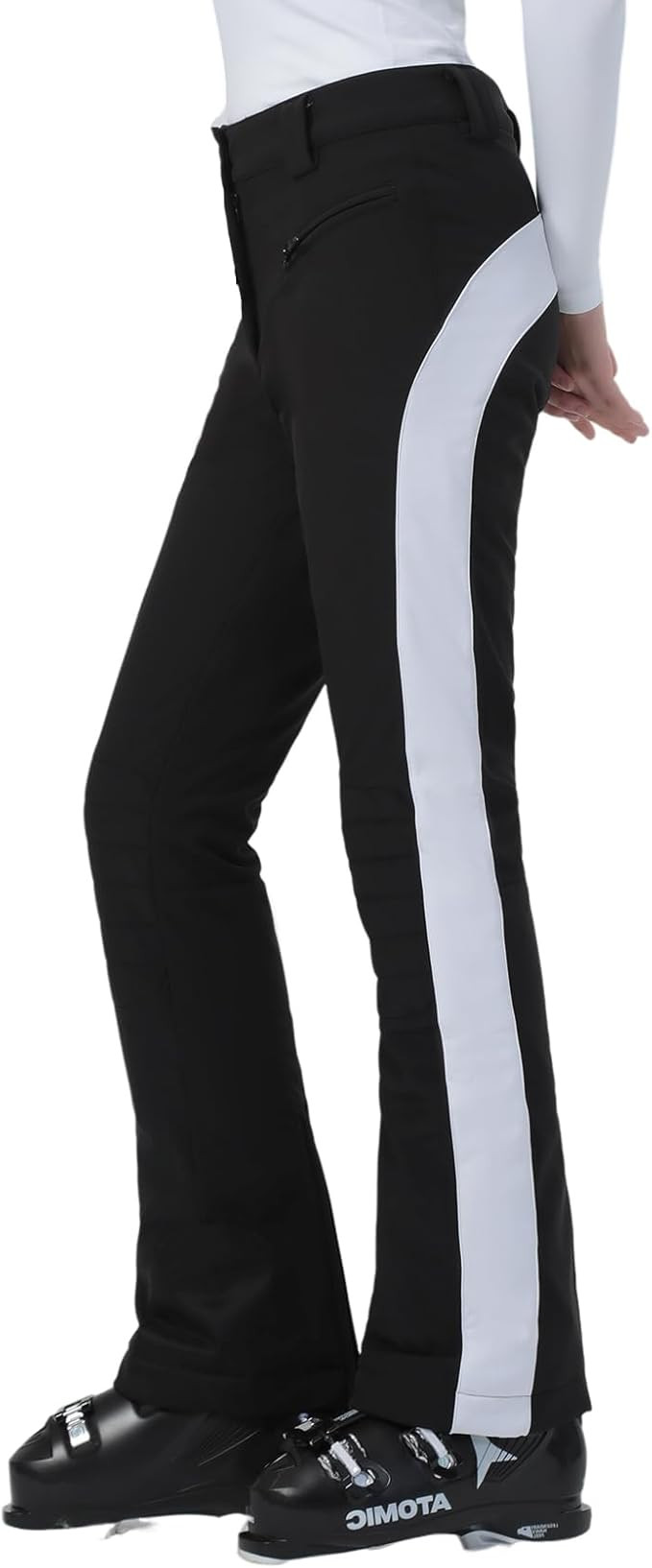 GSOU SNOW Womens Ski Pants Slim Snow Flared Snowboarding Insulated Waterproof Windproof Winter Ou... | Amazon (US)