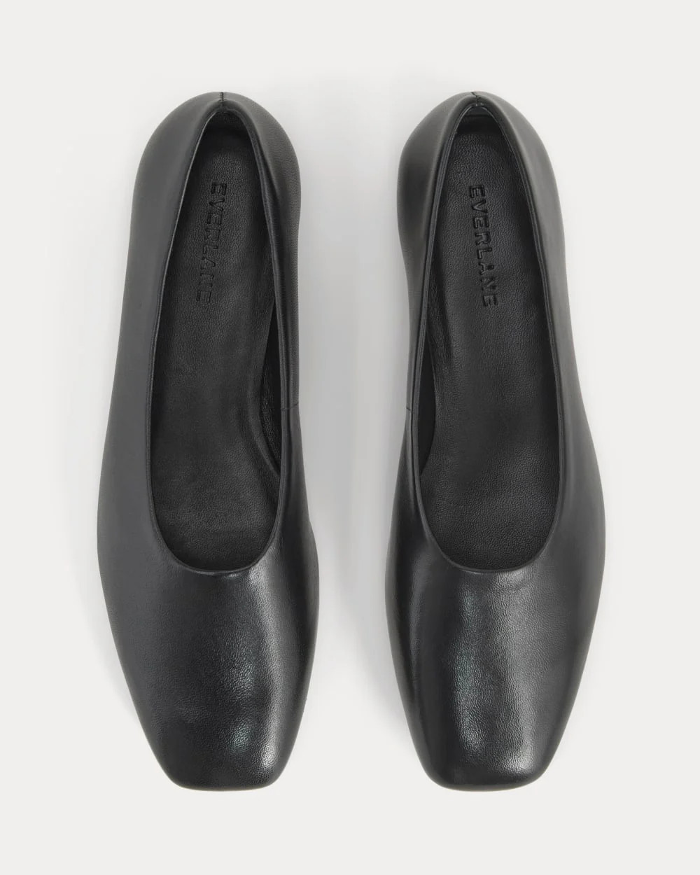 Gallery Square-Toe Flat | Black | Everlane