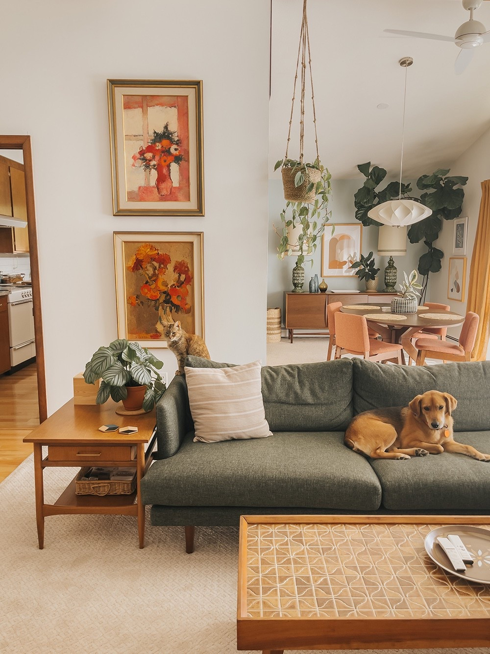 Throwback to the open plan living/dining room at our last mid-century ranch! What a gem of a house…Shop the room here ⭐️

#LTKFindsUnder50 #LTKFindsUnder100 #LTKHome