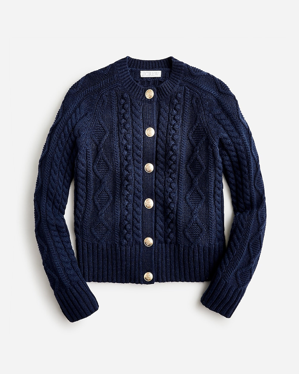 Cable-knit cardigan sweater | J. Crew US