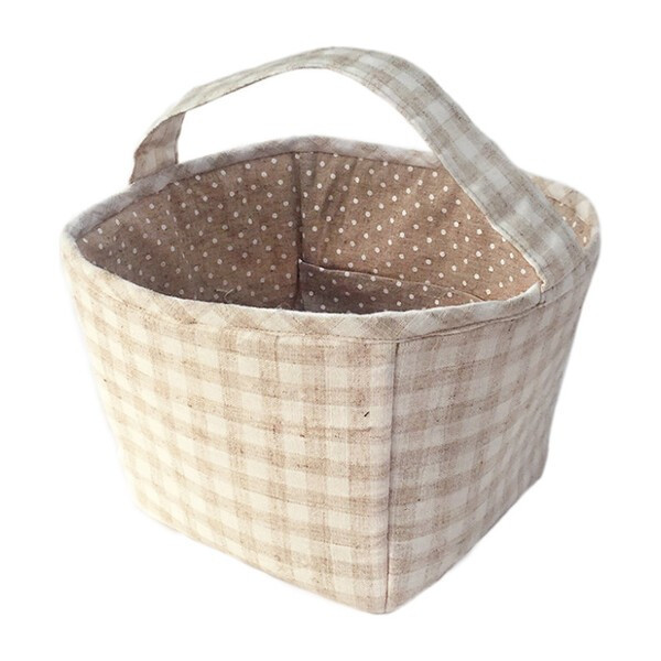Fabric Basket, Tan | Maisonette
