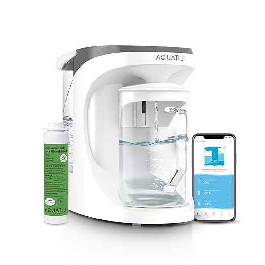 AquaTru Carafe Smart Alkaline | Countertop Water Purifier for PFAS and Other Contaminants with Ex... | Amazon (CA)