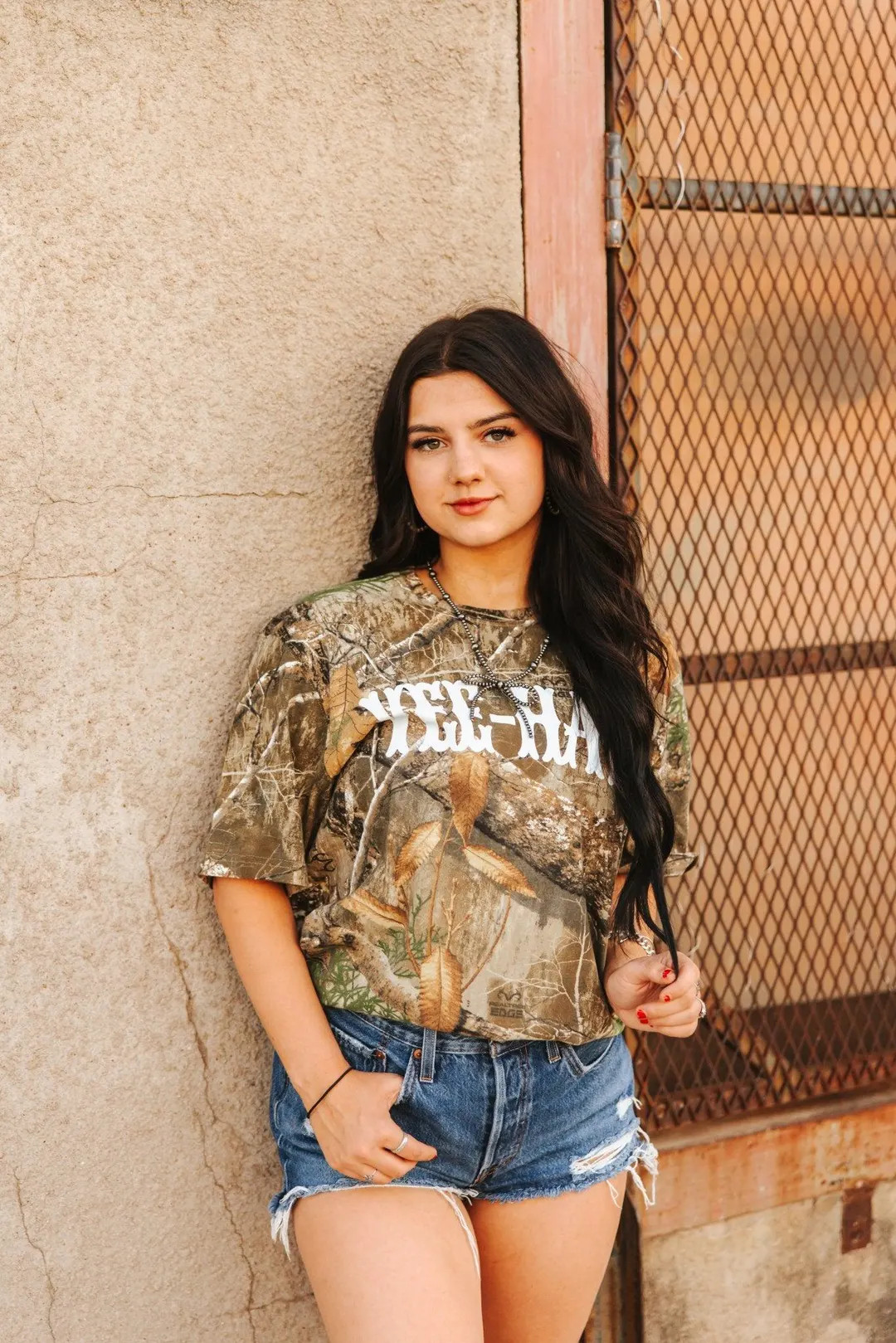 Yee-haw Tree Camo Graphic Tee - Etsy | Etsy (US)