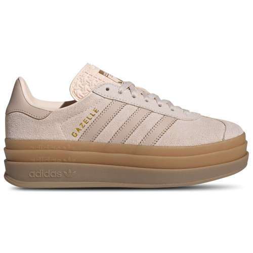 adidas adidas Originals Gazelle Bold - Girls' Grade School Beige/Wonder Taupe/Brown Size 5.0 | Champs Sports