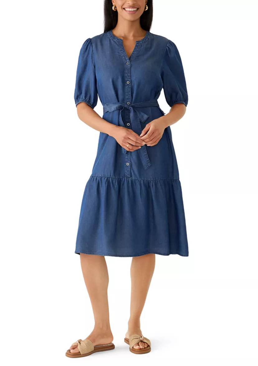 Women's Button Front Shirtdress | Belk