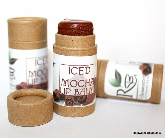 Iced Mocha Tinted Lip Balm with Wild Crafted Tamanu and Sea Buckthorn oils | Etsy (US)