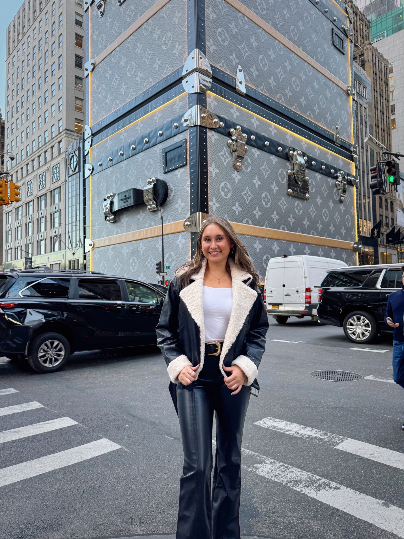 Perfect leather jacket and pants!! 

#LTKFindsUnder100 #LTKHoliday #LTKGiftGuide