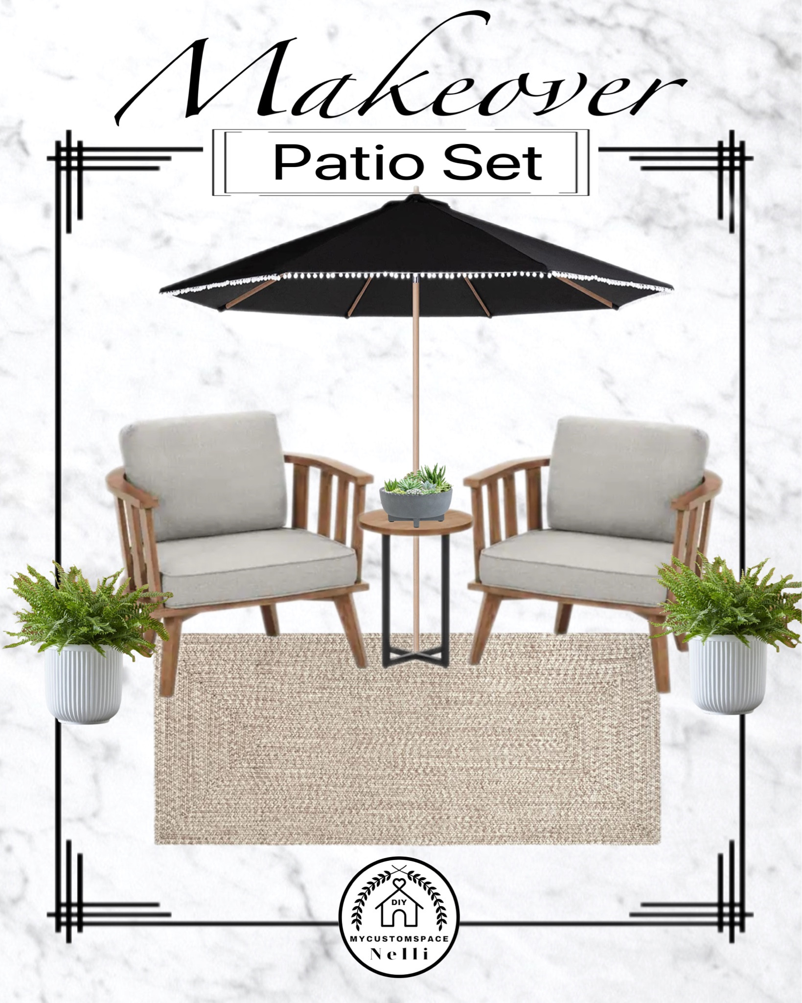 Patio Set. Conversation in Nature. Sale. Outdoor furniture 
