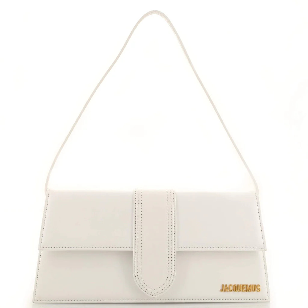 Le Bambino Top Handle Flap Bag Leather Long | Rebag