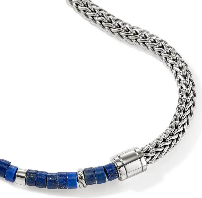 Heishi Chain Bracelet, Silver, Gemstones | Nordstrom